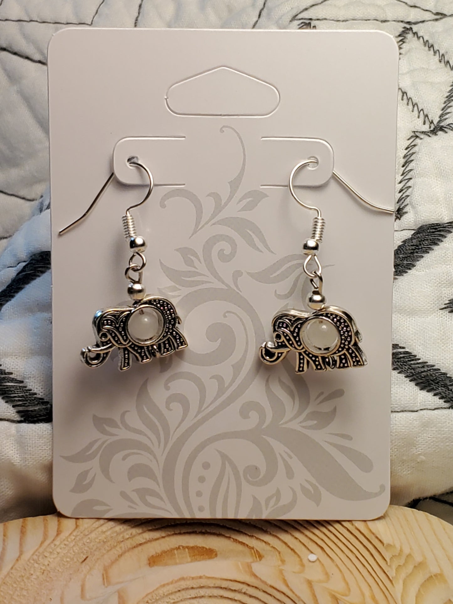 Elle Elephant -  Crystal Earrings